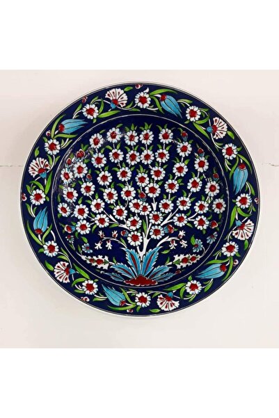Sultan Çini 30 Cm Samur Desenli Tabak