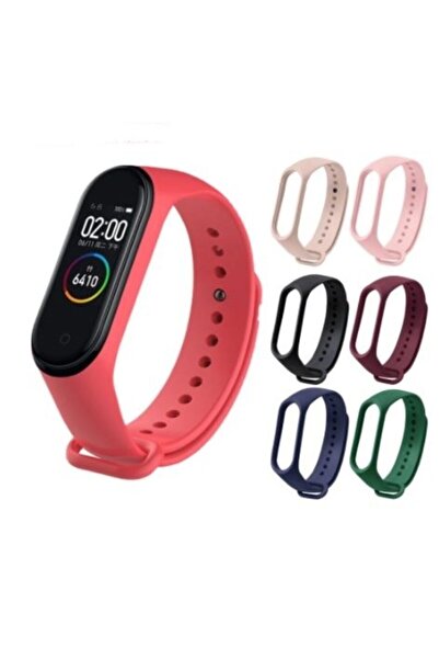 gaman Xiaomi Mi Band 5 Ve 6 Ya Uyumlu Silikon Kordon 7 Li Set
