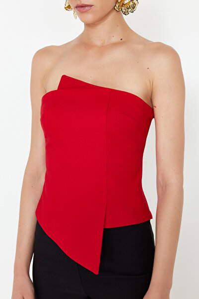 Trendyol Collection Piros testre ülő szőtt mellszobor TPRSS24BZ00008