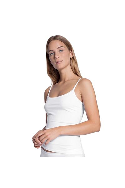 Calida Damen Spaghettitop - Natural Comfort, Unterhemd, Üst, Jersey, einfarbig