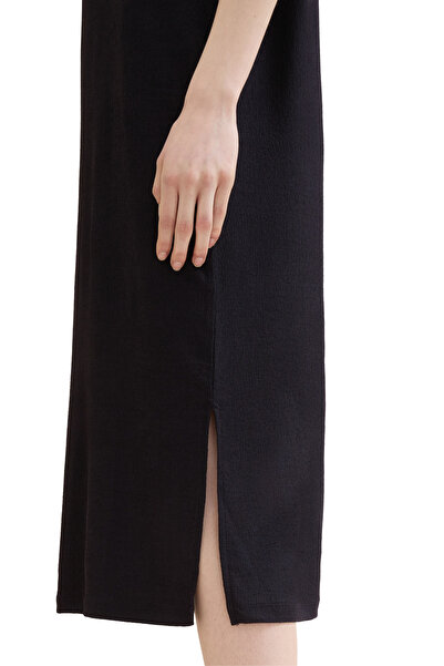 Tom Tailor Denim midi tričkové šaty