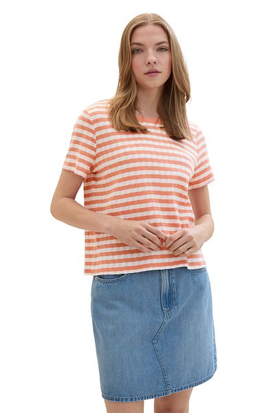 Tom Tailor Denim Pointelle-T-Shirt