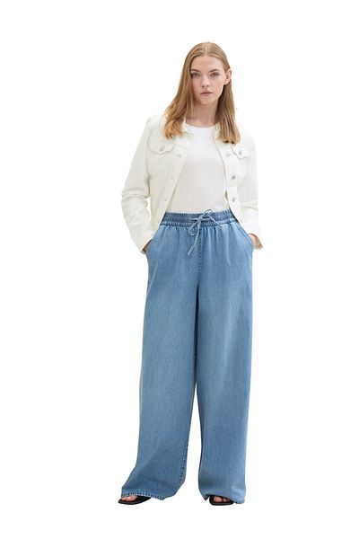 Tom Tailor Denim ecrufarbene Jeansjacke