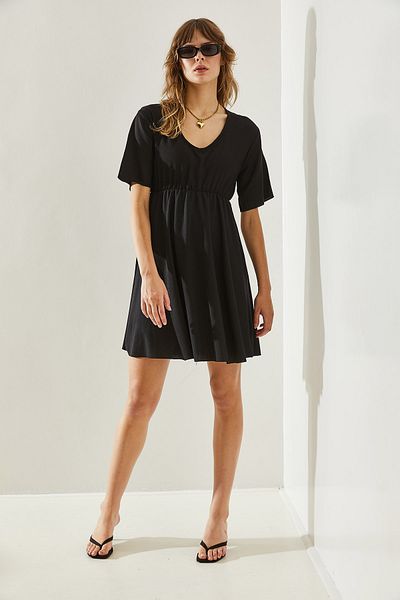 Bianco Lucci Φόρεμα V-Neck Wrap - Ελαστική μέση60251162