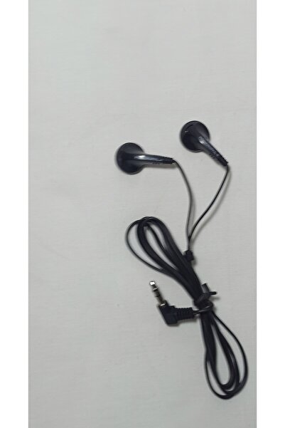 Karahanlı Butik Mikrofonsuz Aux jacklı siyah kulaklık 1 Metre