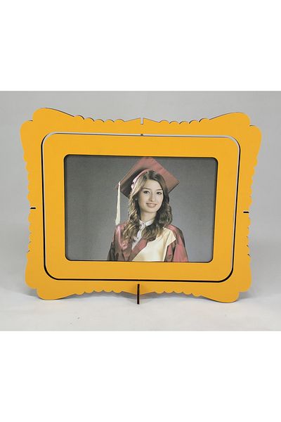 LAZER ART 15X21 ROTATING WOODEN FRAME - DOUBLE SIDED GRADER FRAME - LASERCERCEVE0006