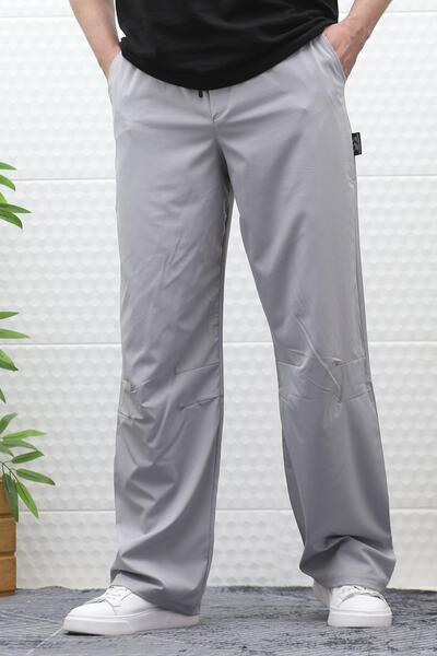 WAFRA Men's Baggy Trousers - Knee Detailed, Parachute Fabric