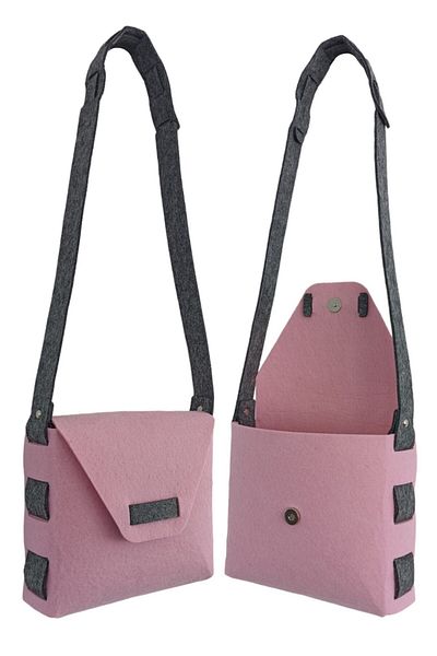 Next Craft Girls' Shoulder Bag Felt Healthy Seamless Activity Daily Bag Multicolor