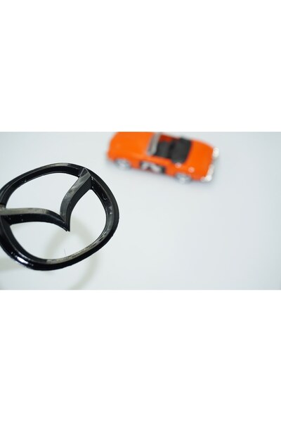 DK Tuning Mazda 3 Direksiyon Göbeği Siyah ABS Logo Arma