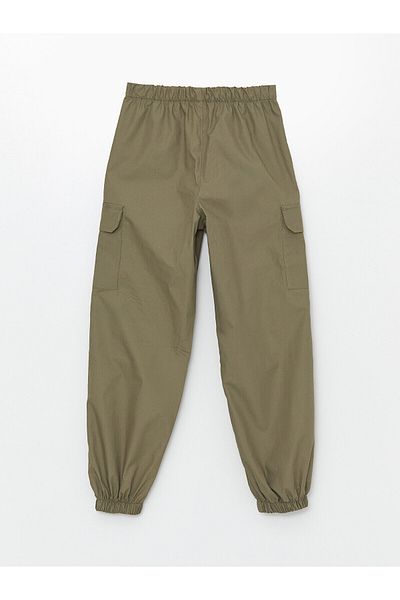 LC Waikiki Girl's - Cargo Jogger Pants with Elastic Waist