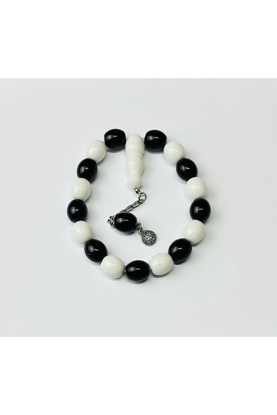 Han Ticarethane Специални черно-бели ветрилообразни молитвени мъниста