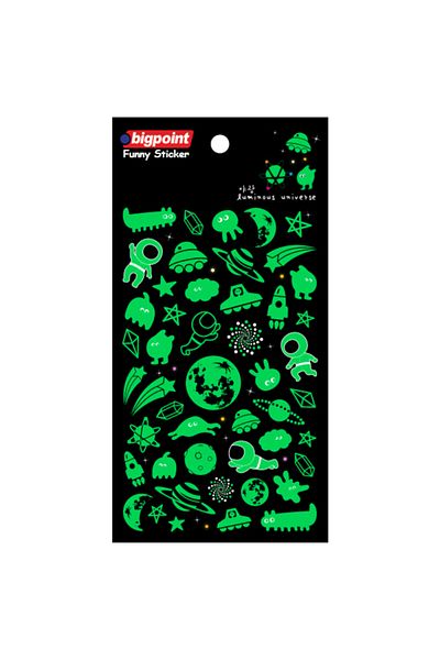 Bigpoint Sticker Phosphorescent Space