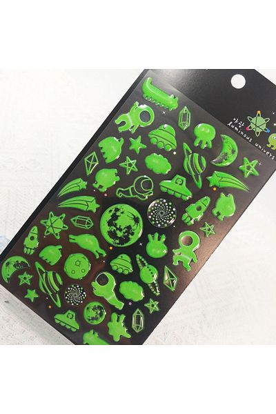 Bigpoint Sticker Phosphorescent Space