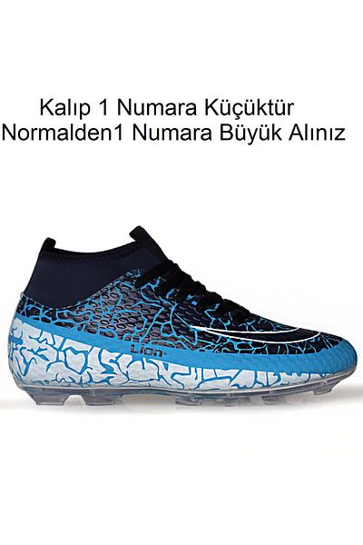 Freemax Παπούτσια ποδοσφαίρου Freemax.1071 Turquoise Navy Blue Unisex Cleats