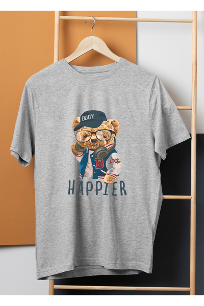 Cris Boutique Baskılı Kısa Kollu Unisex Basic T-shirt