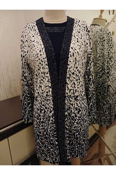 LUSSOLİFE Beaded Double Suit - Mother's Jacket and Blouse