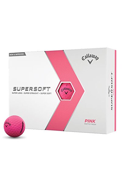 Callaway Bl Cg Supersoft Pink - Üçlü Golf Topu Pembe Renk