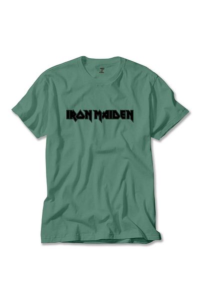 Z zepplin Πράσινο μπλουζάκι με λογότυπο Iron Maiden