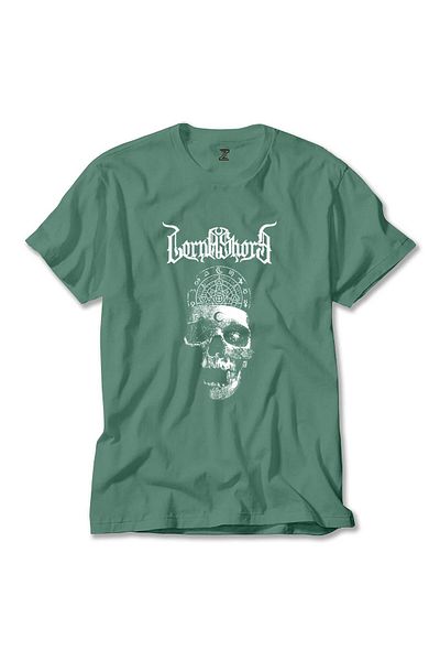 Z zepplin Πράσινο μπλουζάκι Lorna Shore Skull