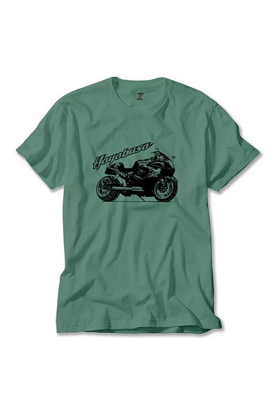 Z zepplin Πράσινο T-Shirt Suzuki Hayabusa