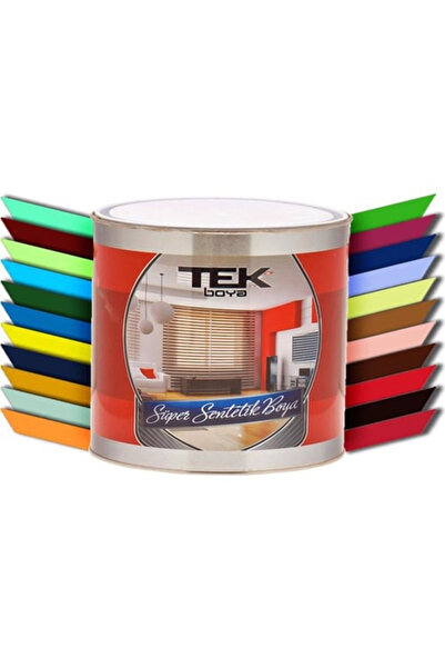 TEK BOYA TEK SÜPER LÜKS SENTETİK YAĞLI BOYA VİŞNE 0,175 LT
