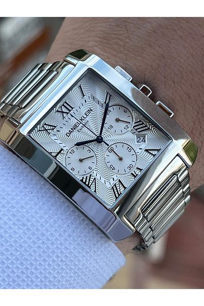 Daniel Klein Steel Band Internal Functions Active 30 Mt Waterproof Men's Wristwatch EDK.1.10679-1