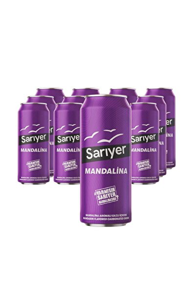 Sarıyer Gazoz Sarıyer Mandalina Aromalı Gazoz 330 ml X 12' li