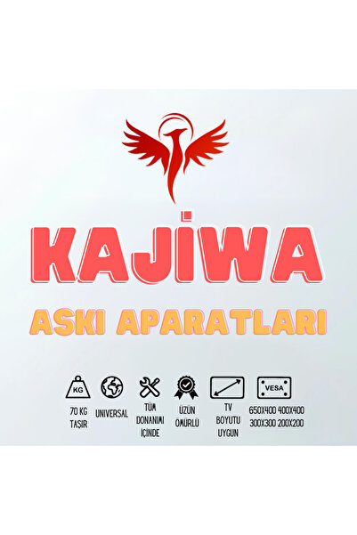 KAJİWA 55 İNÇ ASKI APARATI HAREKETLİ (139 EKRAN) Tüm Marka ve modellerle uyumludur.