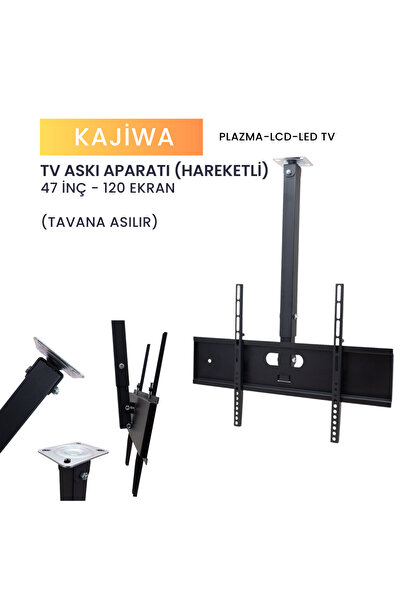 KAJİWA 47 İNÇ ASKI APARATI HAREKETLİ (120 EKRAN) Tüm Marka ve modellerle uyum...