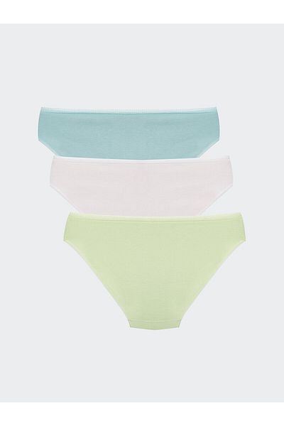 LC Waikiki Pachet de 3 chiloți bikini cu model