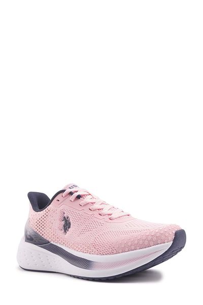 U.S. Polo Assn. BAZA. Polo Assn. Blake Wmn 4fx - Pantofi sport pentru alergare pentru femei, culoare bleumarin pudra