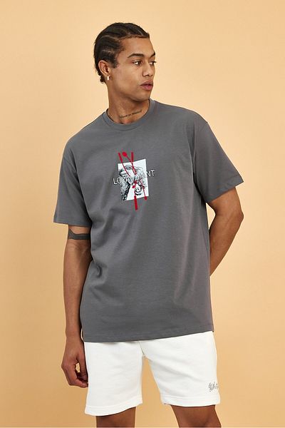 Weyeze Loyal Giant Printed T-Shirt - Af-Y39125Lns