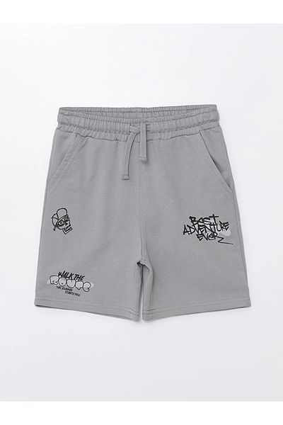 LC Waikiki LCW Kids Elastic Waist Printed Boys' Shorts