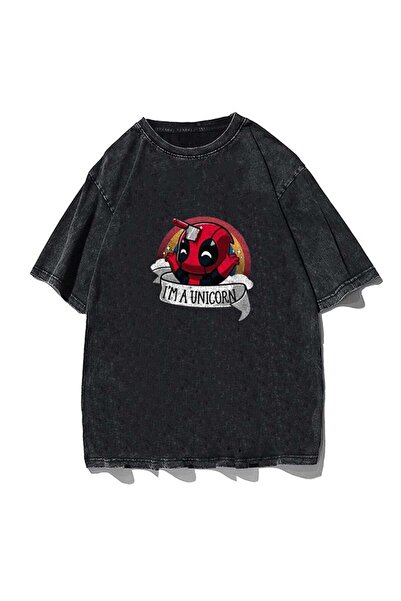 Toum Μπλουζάκι Joon Wear Ξεφτίσει Unicorn Unisex Yıkamalı