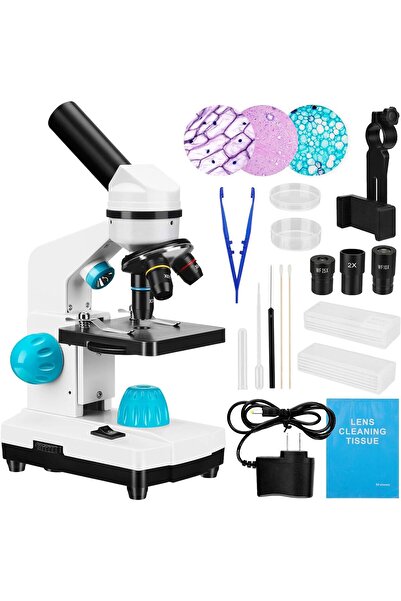 DUHALINE Mikroskop 2000 Kat HD Büyütme Dijital Monoküler Biyolojik Tıbbi Labo...