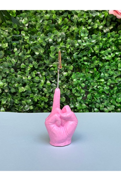 Mithbox حامل ملاحظات للصور باللون الوردي للأصابع الوسطى