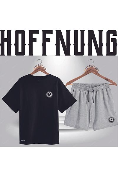 HOFFNUNG Full Shorts Turan Birlik Unisex Bottom Top Set