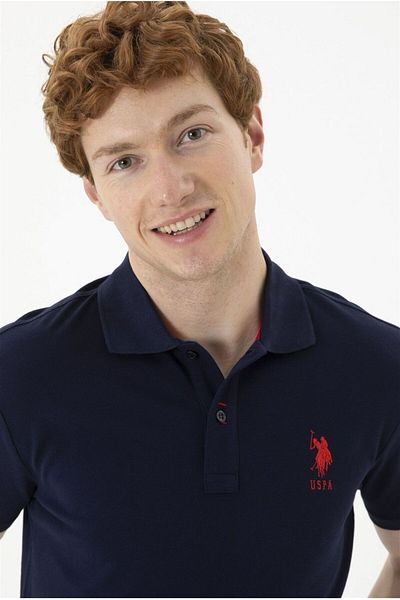 U.S. Polo Assn. Μπλουζάκι U.S. Polo Assn. Ανδρικό Navy Blue Basic