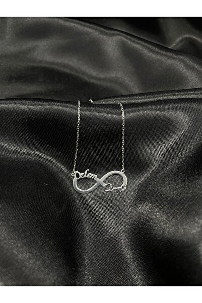Best World 925 Ayar Gümüş İsimli Sonsuzluk Kolye