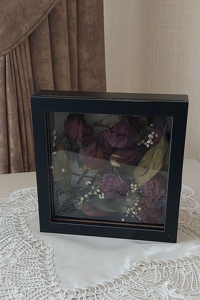 Verda Çerçeve 20x20x5 cm Rama de memorie cu model floral nou la moda