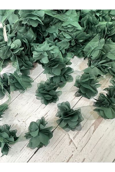 miraylahobi Laser Cut Chiffon Flower 1 μέτρο (12-13 ΤΕΜ) – Τούλι