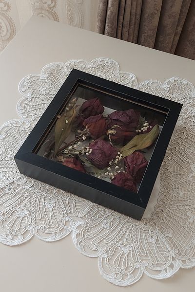 Verda Çerçeve 20x20x5 cm Rama de memorie cu model floral nou la moda