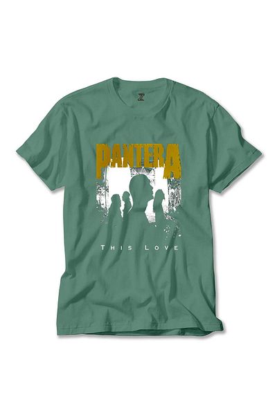 Z zepplin Pantera This Love Green T-Shirt