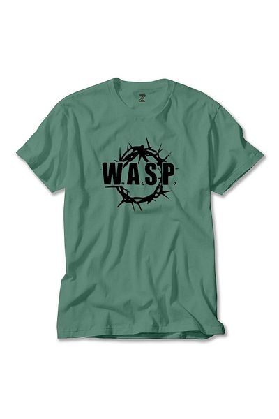 Z zepplin Πράσινο T-Shirt με κείμενο λογότυπου WASP
