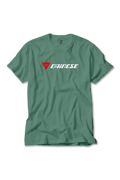 Z zepplin Πράσινο μπλουζάκι Dainese - Σχέδιο κειμένου λογότυπου