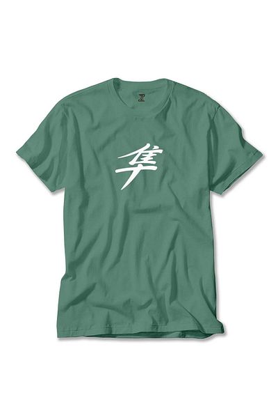 Z zepplin Πράσινο T-Shirt με λευκό λογότυπο Hayabusa