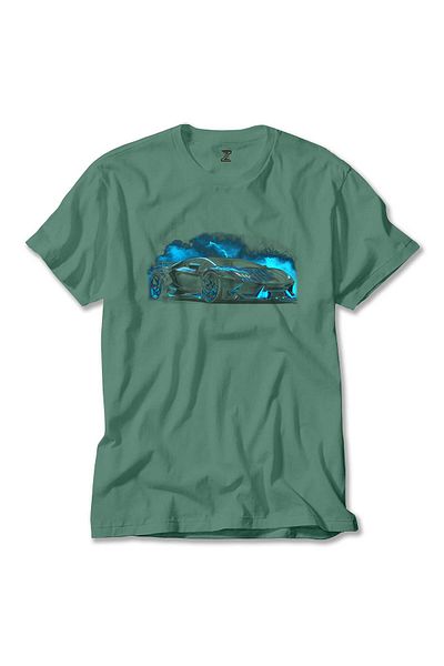 Z zepplin Μπλουζάκι Lamborghini Black Neon Green