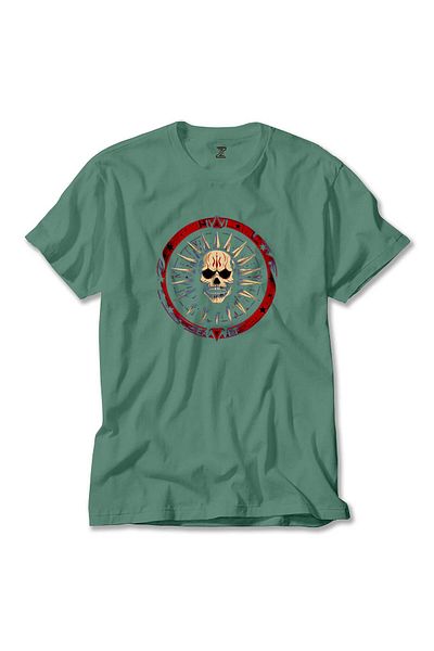 Z zepplin Πράσινο T-Shirt Astek Medallion