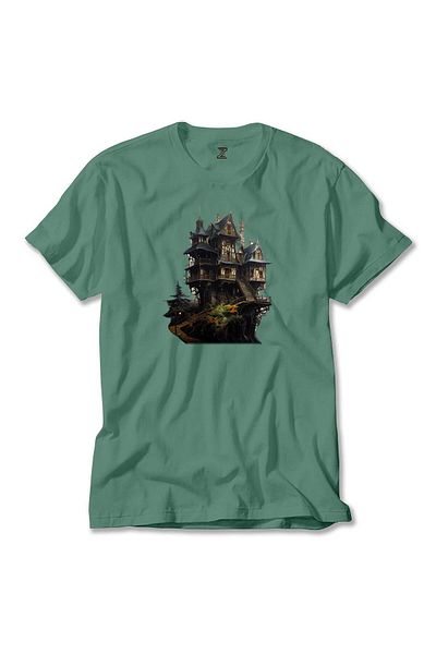 Z zepplin Πράσινο μπλουζάκι Castle in The Forest
