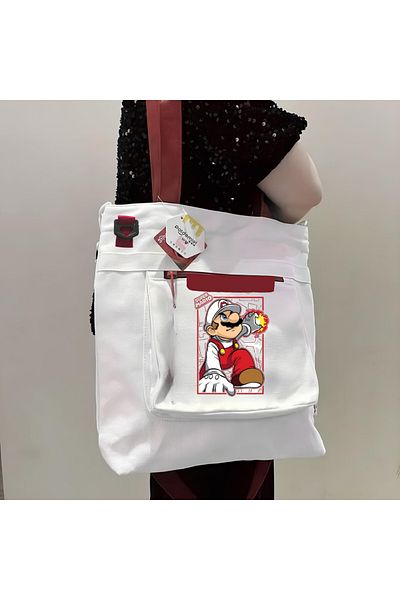 Touz Moda Mario Canvas Messenger Bag